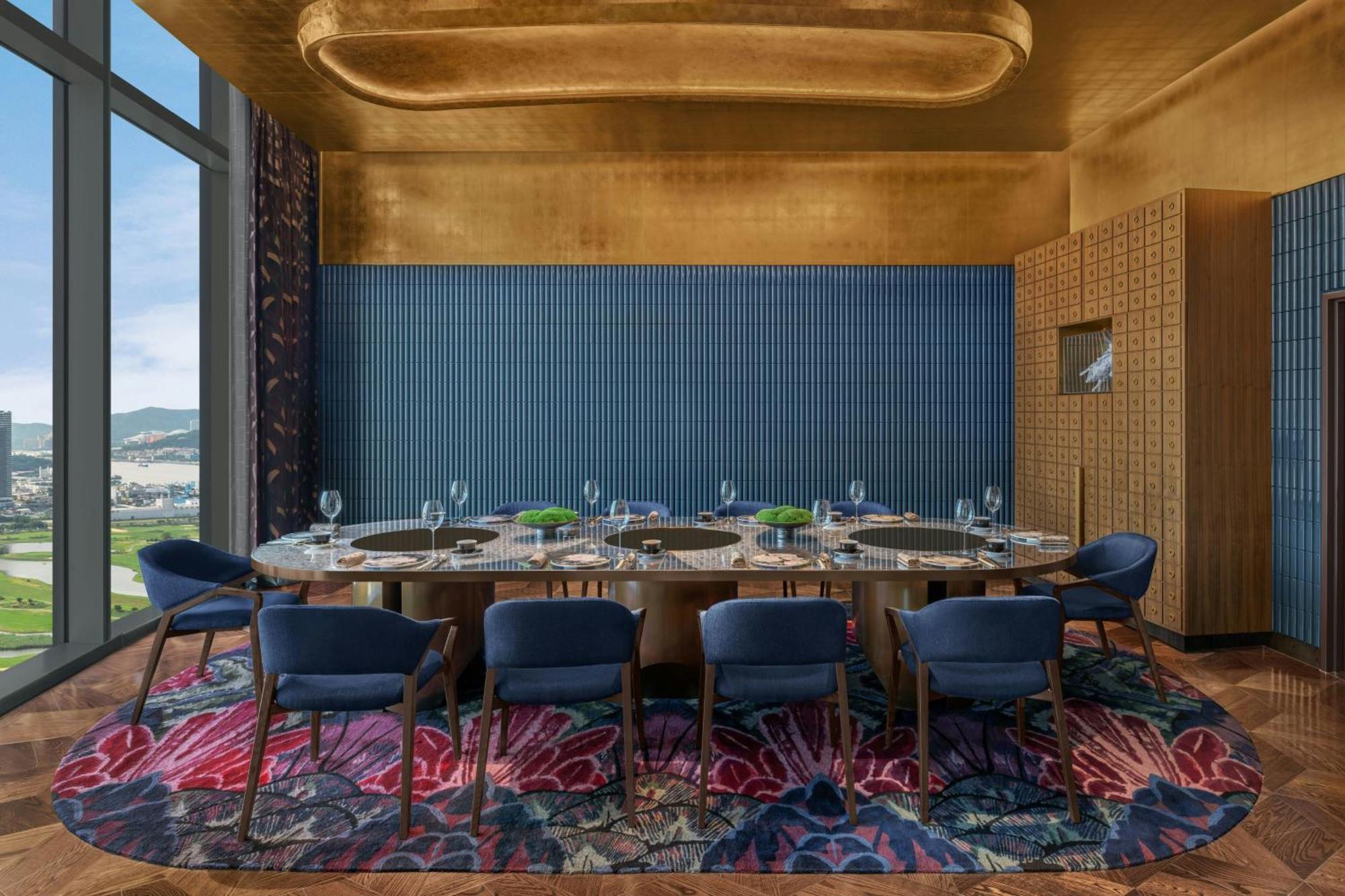 W Macau - Studio City Dış mekan fotoğraf The private dining room at the restaurant